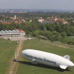 Zeppelin NT aus Friedrichshafen ist zu Gast in Oberschleißheim